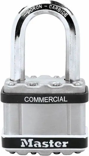 Different-Keyed Padlock, Extended Shackle Type, 1-1/2" Shackle Height, Silver