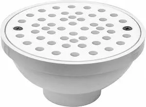 OATEY 43596 Four way Floor Drain, PVC Plastic, 2" or 3", Solvent-Weld