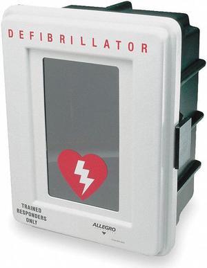 ALLEGRO INDUSTRIES 4400-DA Defibrillator Storage Cabinet,Wall Mount