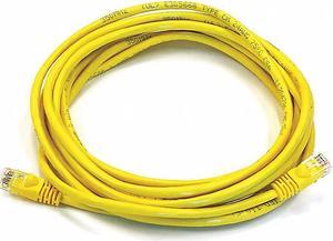Monoprice Cat6 Ethernet Patch Cable - 14 Feet - Yellow | Network Internet Cord - RJ45, Stranded, 550Mhz, UTP, Pure Bare Copper Wire, 24AWG