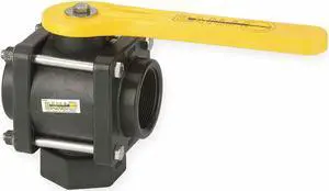BANJO V200BL 2" FNPT Polypropylene Ball Valve 3-Way