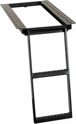 BUYERS PRODUCTS 5232000 16 7/8 in W Powder Coated Steel Retractable Truck Step BUYERS PRODUCTS 5232000 16 7/8 in W Powder Coated Steel Retractable Truck Step