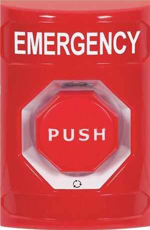Safety Technology International Emergency Push Button Polycarbonate SS2009EM-EN