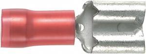 Panduit Female Disconnect,Red,22-18AWG,PK100  DNF18-250-C