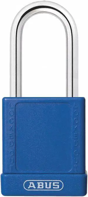 ABUS 19631 Lockout Padlock,KD,Blue,1-3/4"H,PK6