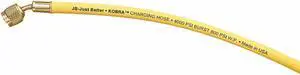 JB INDUSTRIES CLS-60Y Charging/Vacuum Hose,Low Loss,60 In,Yel