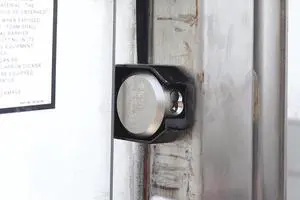 RANGER LOCK RDSR-HP Padlock Guard,Hardened Steel,Blk,2"L