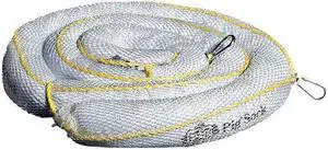PIG BOM406 Sorbent Sock, 16 gal, 3 in x 10 ft, Oil, White, 8 PK