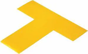 MIGHTY LINE YELLOWT Floor Marking Tape, vinyl, Solid, Yellow, 2 in W., 55 mil