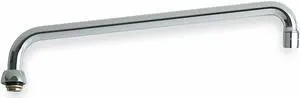 CHICAGO FAUCETS L15JKABCP Swing Spout With Aerator,14 In L