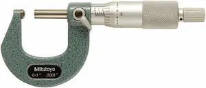 MITUTOYO 115-153 Spherical Anvil Micrometer,0-1"