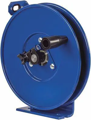 COXREELS SDHL-200 Static Discharge Cable Reel,Blue,200 ft.