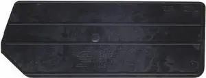 QUANTUM STORAGE SYSTEMS DUS220 Plastic Divider, Black, 7 in L, 2 3/4 in W, 2