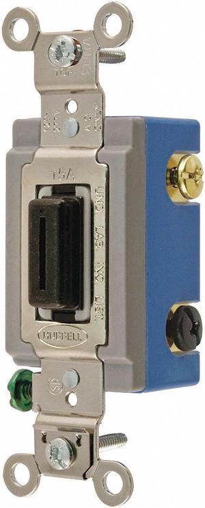 Bryant Wall Switch,  2-Pole,  Maintained,  Barrel Key Locking 4803L
