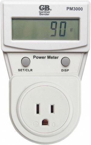 Gardner Bender Energy Management Device, 8" D, 125VAC, LCD  PM3000