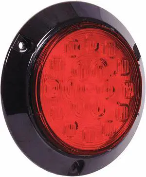 MAXXIMA M42321R Stop/Turn/Tail Light,Red,3/4" D,140mA