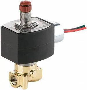 REDHAT EF8314H301 12/DC Solenoid Valve, 3-Way, 2-Position, Configurable, 1/4 in