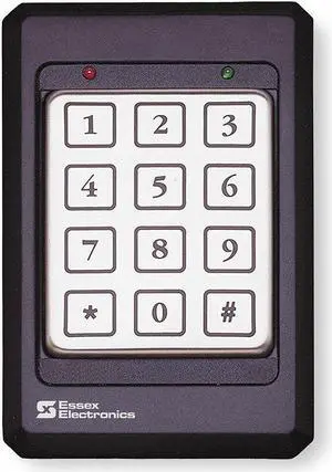 Control Keypad, SS, Blk, 500 User