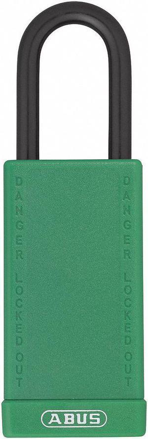 ABUS 74LB/40 KD GREEN Lockout Padlock,KD,Green,3"H