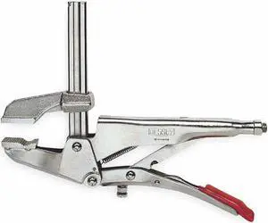 Bessey Sliding Arm Locking Clamp,8",4" Cap.  SG4
