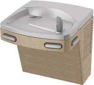OASIS PG8AC On-Wall Single Drinking Fountain, 1 Level, 18 5/8 in D, 21 in H, 17