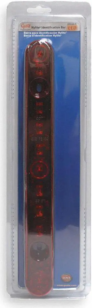 Bar Lamp,LED Hylite ID,Red GROTE 49242-5