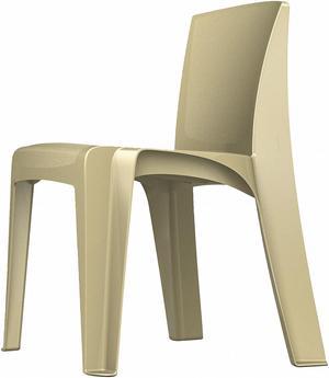 Cortech Stacking Chair,RazorBack,Buff  86484-B