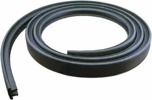 Zsi Rubber Cushion Strip, Painted Finish Black Painted  Rubber  AS1