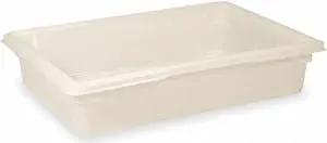 Rubbermaid Commercial RCP 3508 WHI Food/Tote Boxes, 8.50 gal., White