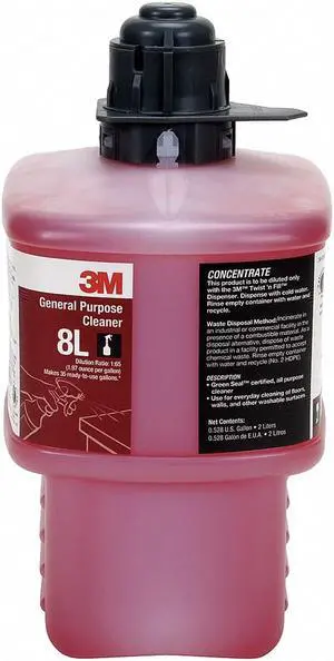 3M 8L General Purpose Cleaner , 2L Bottle , Citrus ,