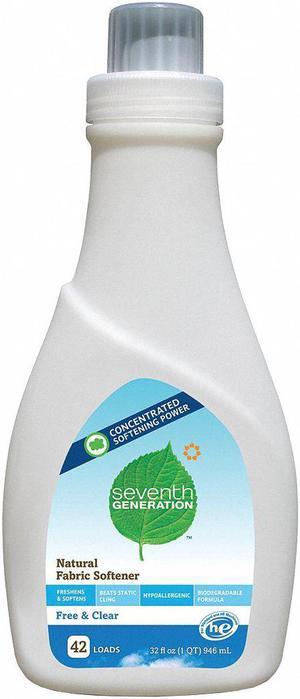 SEVENTH GENERATION SEV 22833 32 oz. Bottle Odorless Liquid Fabric Softener