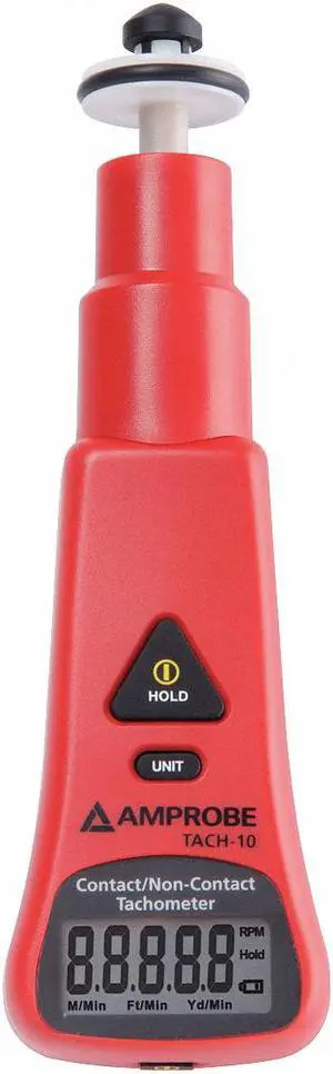 AMPROBE TACH-10 Tachometer,10 to 99,999 rpm