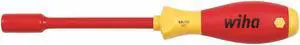 Wiha Tools 14.0mm Alloy Steel Nut Driver, Yellow with Red Grip   32238