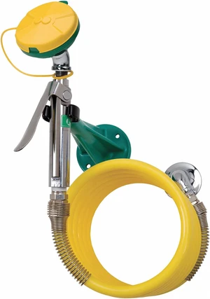HAWS 8905 Wall-Mount Drench Hose Eye/Face Wash, Stand-Alone, Brass, 12 ft Hose, HAWS 8905 Wall-Mount Drench Hose Eye/Face Wash, Stand-Alone, Brass, 12 ft Hose,