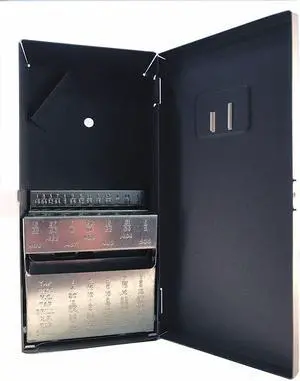 Huot Steel Drill Bit Case, 8-3/4" D X 1-3/4" H X 4" W, Taper Length  Steel 11600