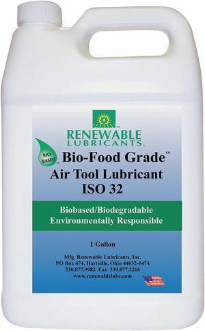 RENEWABLE LUBRICANTS 87463 1 gal., Jug, Vegetable Oil, Yellow