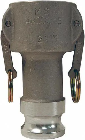 DIXON 5040-DA-AL Reducing Coupler/Adapter,5 x 4 In,75 psi