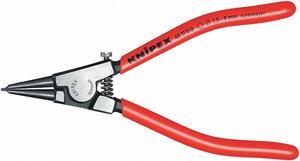 KNIPEX 46 11 G1 5-1/2" Circlip Pliers For Grip Rings On Shafts, Plastic Grip