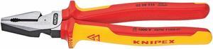 Knipex Linemans Plier,9" L,Ergonomic  02 08 225 SBA