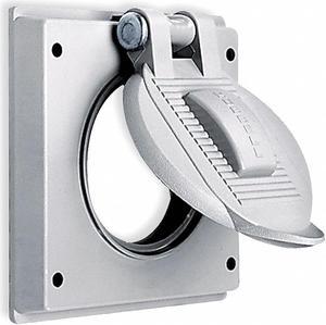 HUBBELL WIRING DEVICE-KELLEMS HBL7777A 2 -Gang Vertical Weatherproof Cover,