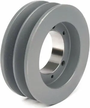 ZORO SELECT 622B 1/2 in to 1-15/16 in Quick Detachable Bushed Bore 2 Groove