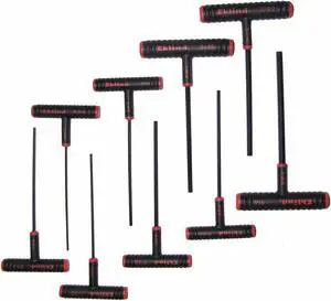 EKLIND 60609 9 Piece SAE T-Shape Hex Key Set, 60609