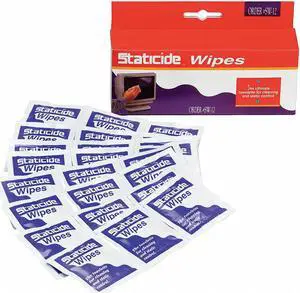ACL STATICIDE SW12 Anti-Static Wipes 5" x 8", 24PK