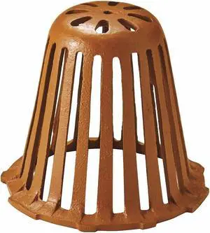 SMITH LIGHT COMMERCIAL 110-10 Roof Drain F/110, Cast Iron Dome, 6" H