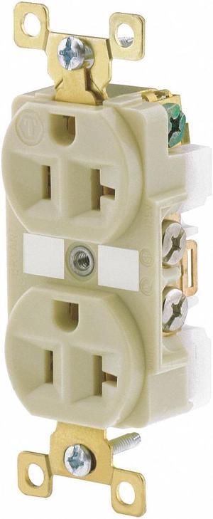 20A Duplex Receptacle 125VAC 5-20R IV BRYANT 5362I