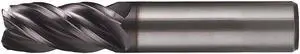 Cleveland Corner Radius End Mill,  1/2" Milling Dia.,  Carbide,  TiAlN C80049