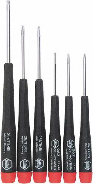 WIHA 26790 Precision Screwdriver Set,Torx(R),6 pcs.