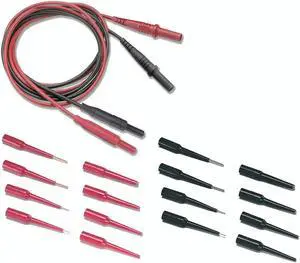 POMONA ELECTRONICS 6481 Test Connector Adapter Set, CAT III 1000V, 4 ft,