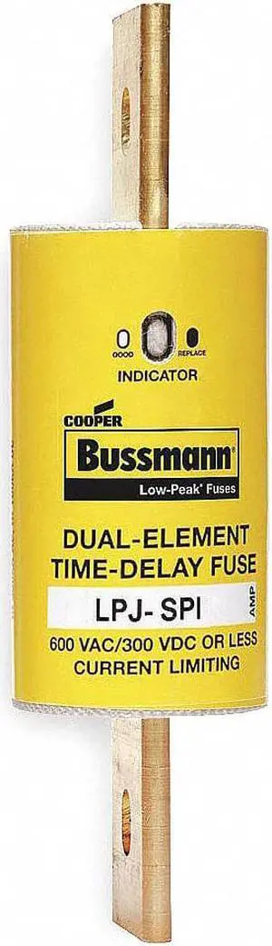 Eaton Bussmann Fuse,  90A,  Class J,  LPJ-I Series,  Time Delay   LPJ-90SPI
