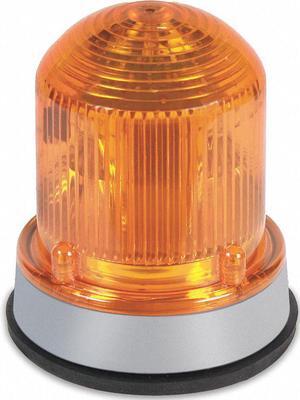 Warning Light, LED, 120VAC, Amber, 65 FPM